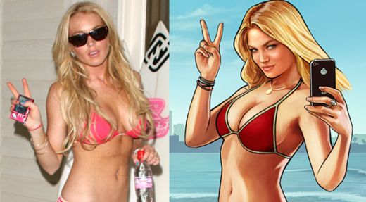 Lindsay Lohan GTA V Dava Dosyasını Güçlendirdi