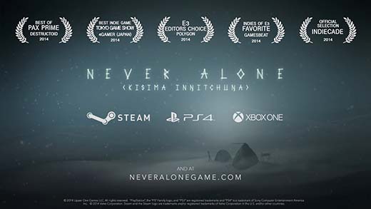Naif Bir Eskimo Hikayesi Olan Never Alone’un Çıkış Videosu