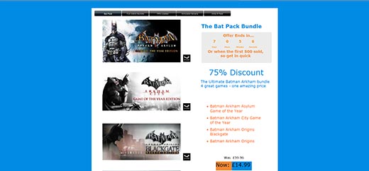 Tüm Batman Oyunlarını Süper Bir Fiyata Alın!