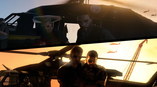 Budur! GTA 5 Motoruyla MGS 5 Fragmanı!