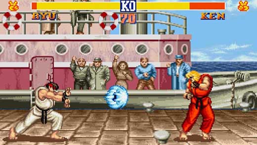 Balıklar Street Fighter II Oynarsa