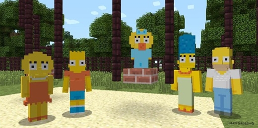 Simpsons, Minecraft'a Geliyor