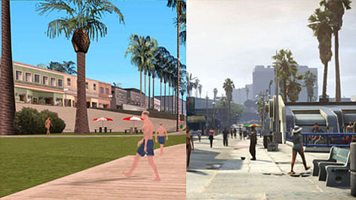 Eski ve Yeni San Andreas’ın Grafiksel Karşılaştırması