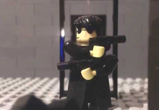 Matrix'teki Lobi Savaş Sahnesi Legolarla Yapılırsa