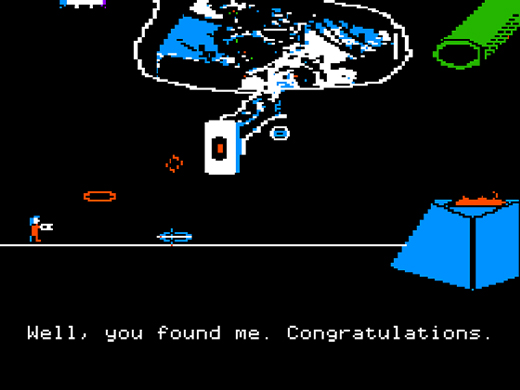 Biri Apple 2 İçin Portal'ı Yeniden Tasarladı