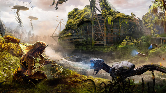 Horizon: Zero Dawn'dan Post Apokaliptik Birleşik Krallık Görüntüleri Galerisi