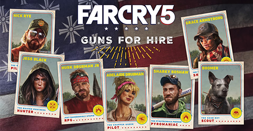 Far Cry 5'te Bize Yardımcı Olacak Delileri Tanıyalım