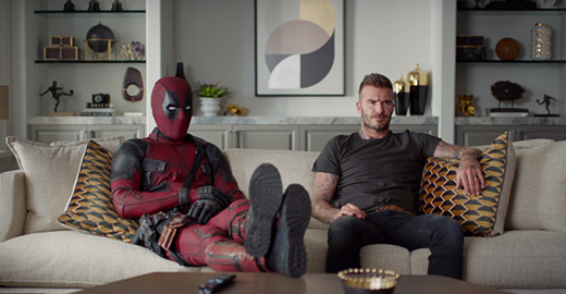 Deadpool 2'den David Beckham Destekli Eğlenceli Tanıtım
