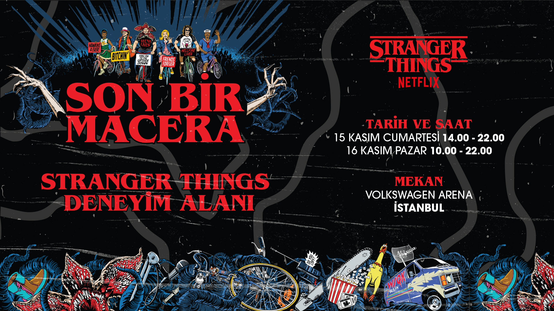 Netflix, Stranger Things Dünyasının Kapılarını Dizinin Hayranlarına Açıyor