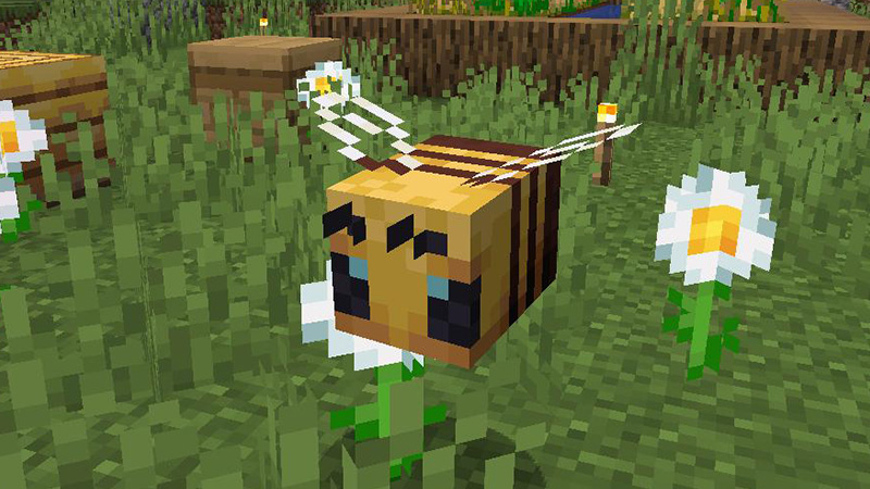 Bees Raid Minecraft! - Oyungezer Online